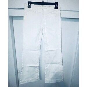 7 for All Mankind Dojo Flare Jeans Women's Size 24 Fits 27x28 White Denim